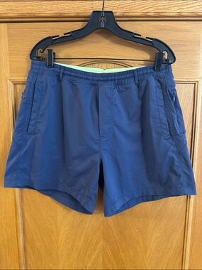 Birddogs Boom Gym Shorts Men's Size XL Navy Lined Athletic Workout 6” Inseam